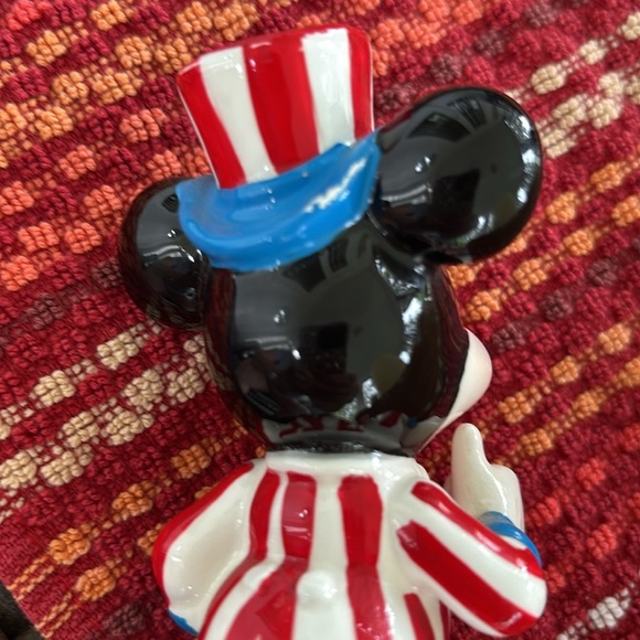 Vintage Disney Japan Mickey Mouse Carnival Ringleader Figurine Uncle Sam 4 inch - Picture 6 of 6
